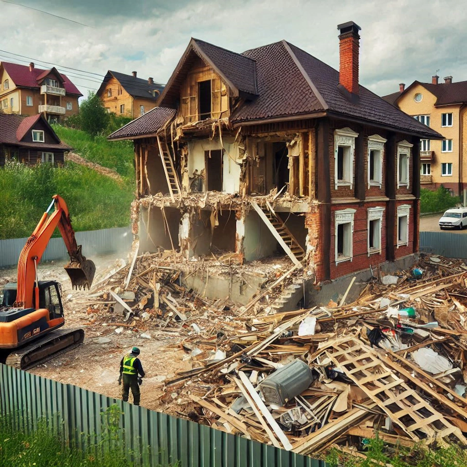 Демонтажные работы в Минске и Беларуси