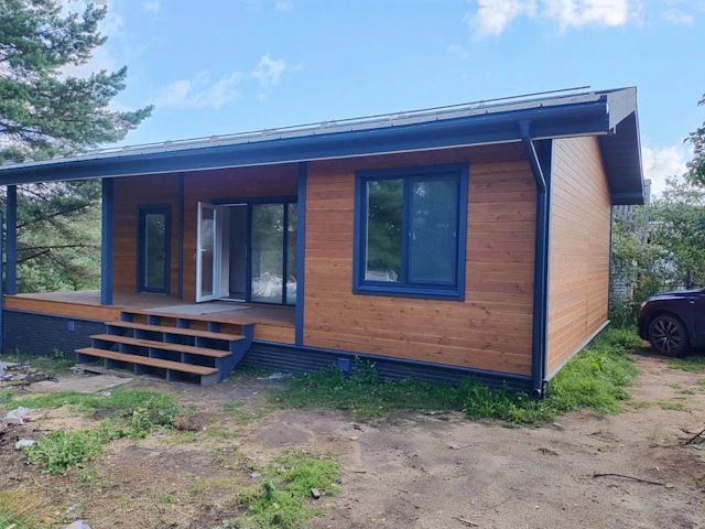 Строительство дома A-Frame