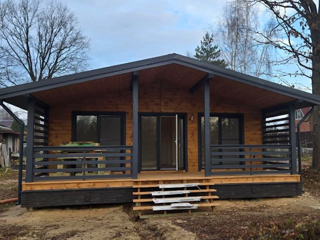 Строительство одноэтажного каркасного дома