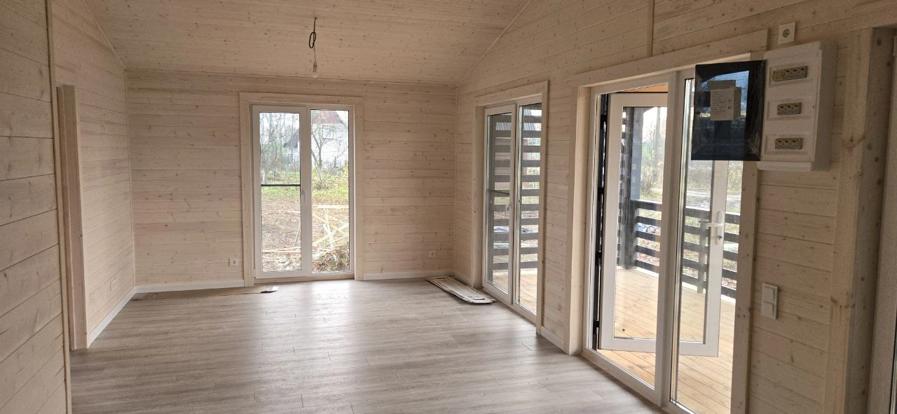 Строительство одноэтажного каркасного дома