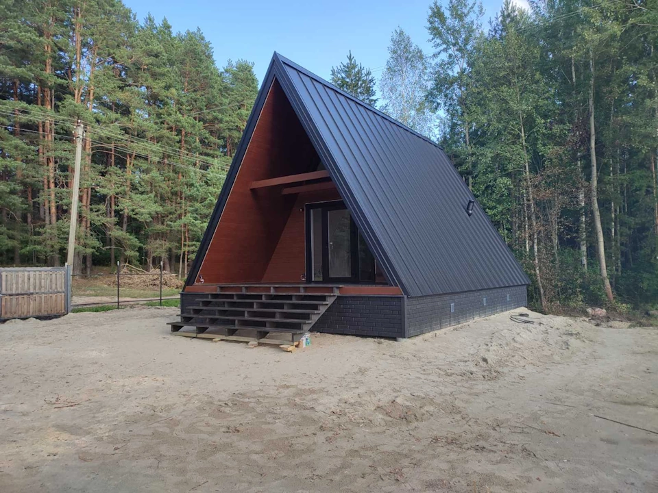 Строительство A-frame домов в Минске и по всей Беларуси