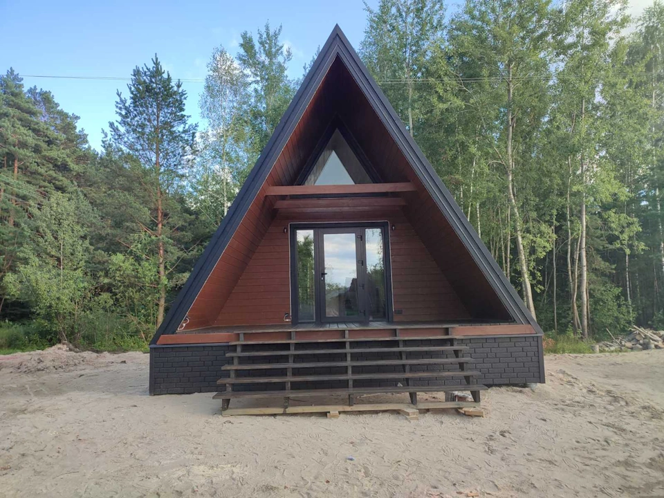 Строительство A-frame домов в Минске и по всей Беларуси