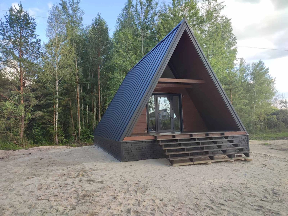 Строительство A-frame домов в Минске и по всей Беларуси