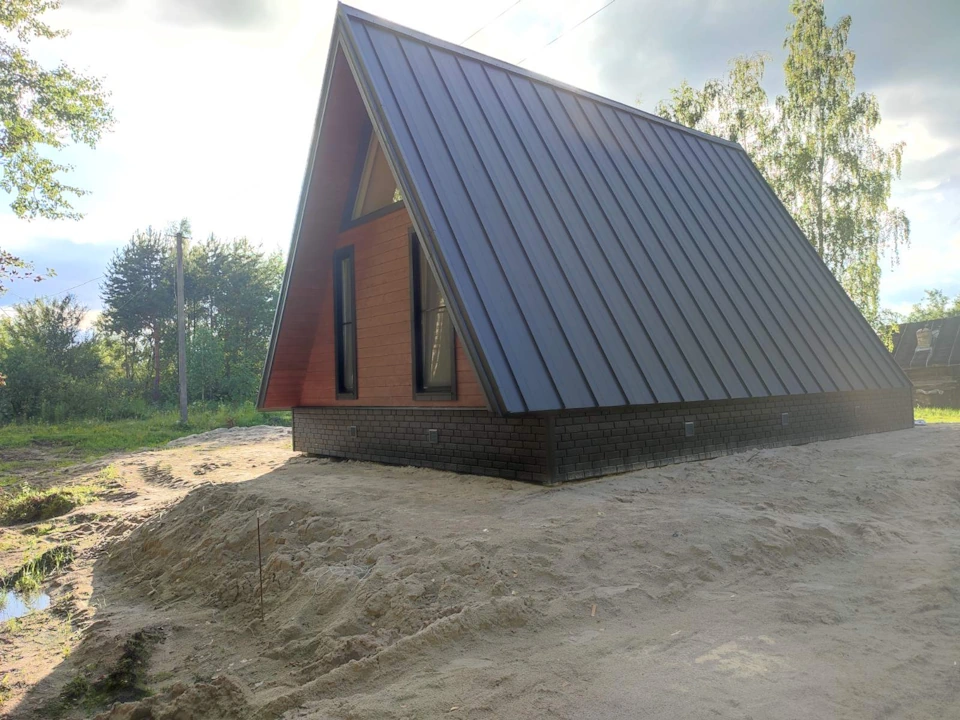 Строительство A-frame домов в Минске и по всей Беларуси