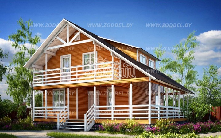 Проект деревянного дома