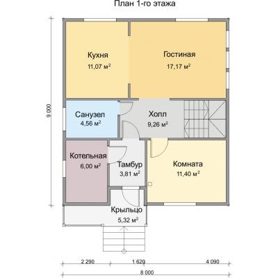 Планировка Аврора 11К