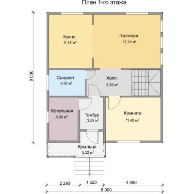 Планировка Аврора 11Б