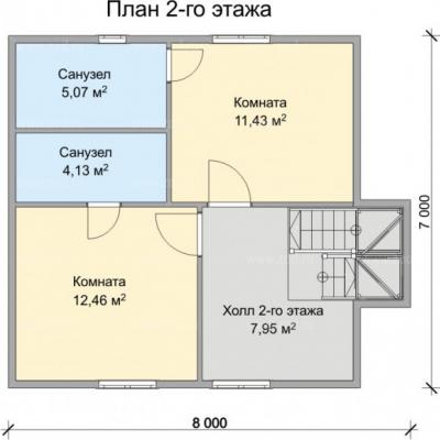 Планировка Карелия 2К- 150