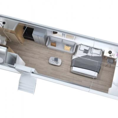 Планировка Capsule House X50​