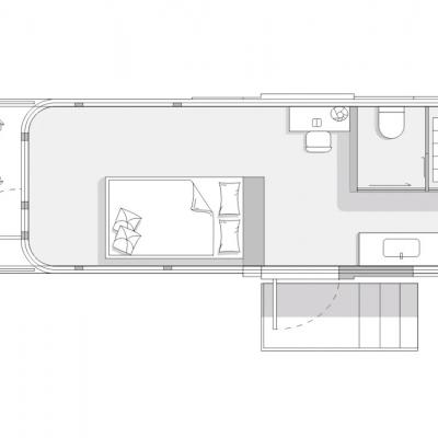 Планировка Capsule House X50​