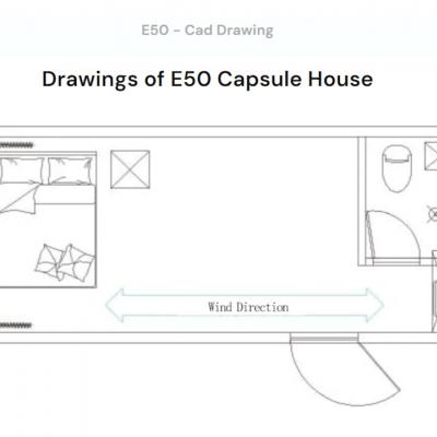 Планировка Apple Cabin E50