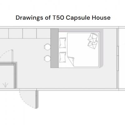 Планировка Tiny House T50