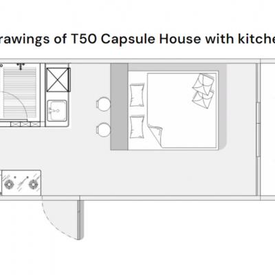 Планировка Tiny House T50