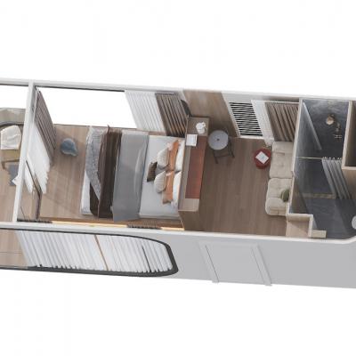 Планировка Tiny House T50