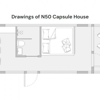 Планировка Capsule Tiny House N50