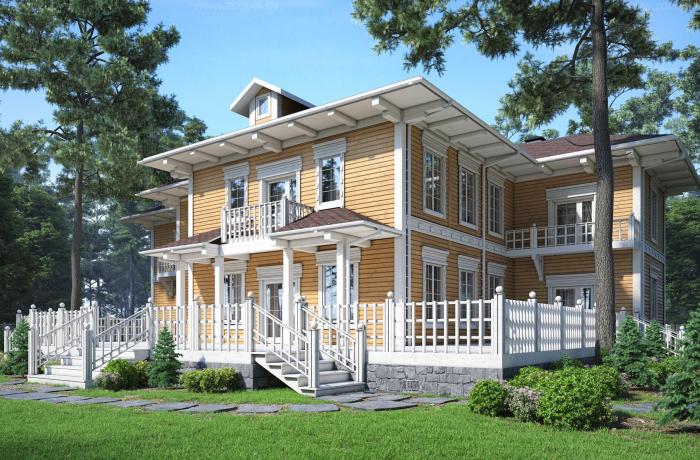 Дом в Захарово 26.0 x 23.0